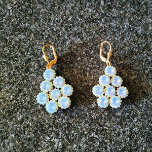 Catherine Popesco Sky Ignite Stone Crystal Earrings